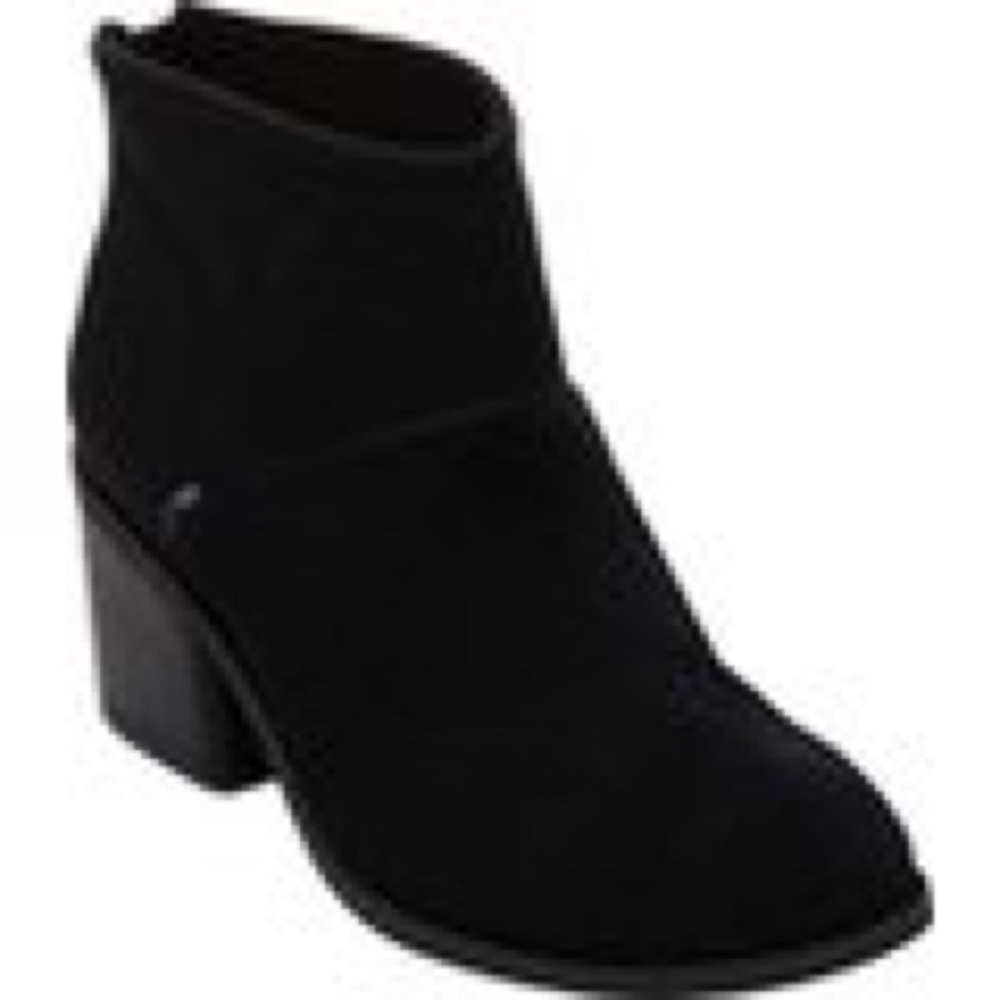 Toms Lacy Bootie size 8 felt/suede worn once